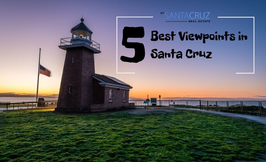 Viewpoints at Santa Cruz Lighthouse at dusk