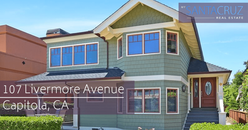 featured listing: 107 livermore avenue, capitola, ca