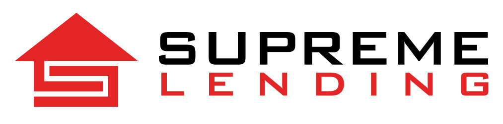 Red and Black Supreme Lending Logo