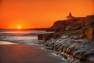 Seabright, Santa Cruz Sunset