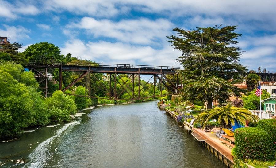 View of Soquel Creek near Soquel homes for sale in California