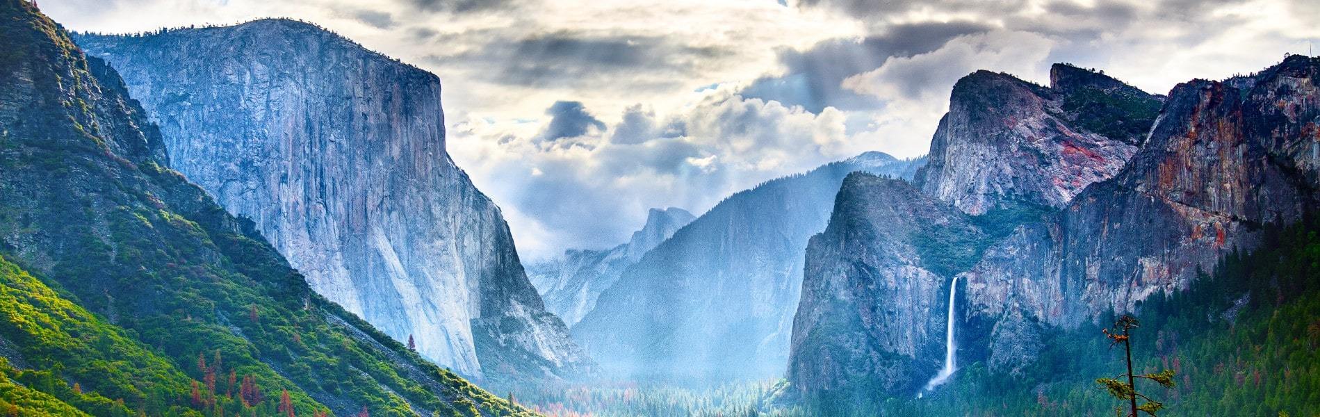 Incredible view of Yosemite National Park